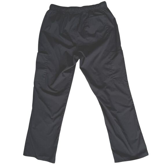 Cherokee Cargo Scrub Pants Sz M Black Medical Clinic Hospital Lab Uniform WW190 - Picture 6 of 11